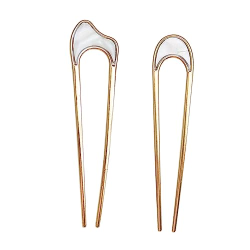VICASKY 2 Stück Vintage Haarnadeln aus Metalllegierung U Förmige Haarklammer für Damen zum Hochstecken von Haaren für Partys und Besondere Anlässe von VICASKY