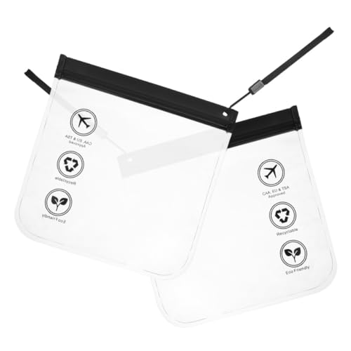 VICASKY 2stücke Transparente Kosmetiktasche Für Damen Reise Schminktasche Aus Tragbare Kulturbeutel Mit Reißverschluss Für Make-up Und Kleine Gegenstände Geeignet Für Urlaub Und VICASKY 2stücke Transparente Kosmetiktasche Für Damen Reise Schminktasche Aus Tragbare Kulturbeutel Mit Reißverschluss Für Make-up Und Kleine Gegenstände Geeignet Für Urlaub Und von VICASKY