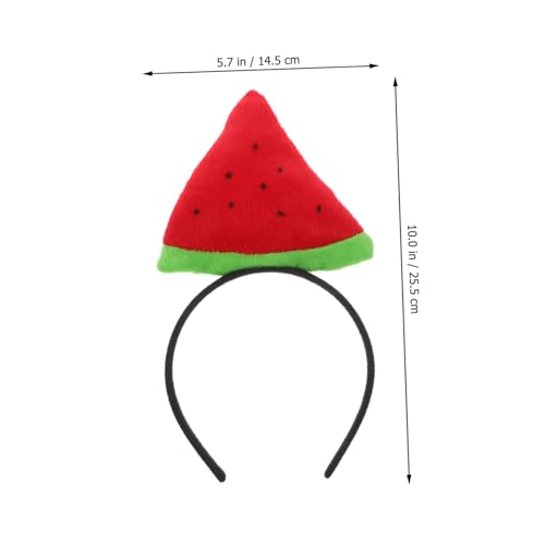 VICASKY 2 Stück Wassermelonen Stirnband Damen Party Haarband Flexibel Bequem Sommer Haarschmuck Verstellbar für Mädchen und Frauen Geschenkidee von VICASKY