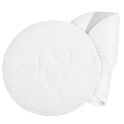 VICASKY 2 Stück heißes Handtuch Gesicht empfindlich Dame anwenden mundschutzmasken fleab sabberlack handtücher Warmes Kompresses Handtuch Hautpflegetücher Korallenvlies von VICASKY