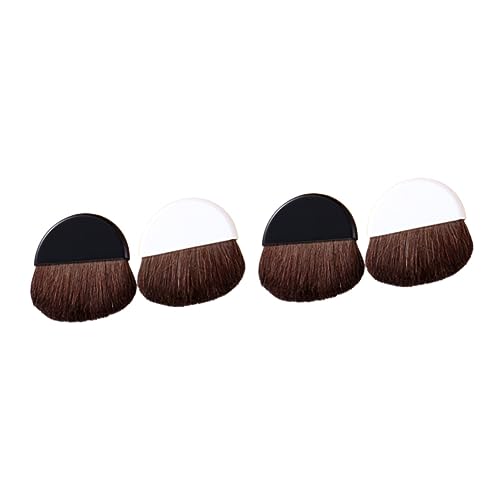 VICASKY 2 Stücke Tragbare Erröten Pinsel Set – Professionelle Make-Up Pinsel Für Puder Und Foundation - Ideal Für Reisen Und Den Täglichen Gebrauch Für Frauen Und Männer von VICASKY