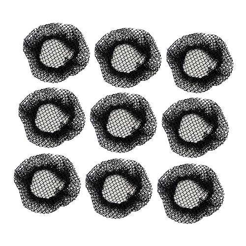 VICASKY 20 Stück Ballett -Kopfschmucknetz -Set Form Mädchen farbig Hochzeit Haarnetzkappe Haarknoten mit Haarnetz tanzendes Haarnetz Netz-Haarwickel Haarbrötchen Netze Spitze Schwarz von VICASKY