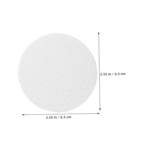 VICASKY 20 Stück Komprimierte Gesichtsschwämme Aus Weicher Holzschliff Baumwolle Ultrahauchdünn Sanftes Peeling Schnell Trocknend Für Empfindliche Haut Makeup Entfernung Weiß von VICASKY