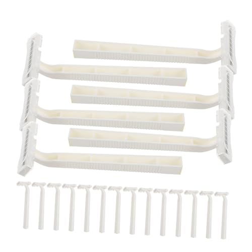 VICASKY 20 Stück Teiliges Einweg rasierer Körperhaarschneider Kleiner Haarschneider für Damen Herren Gesicht Achseln Reisen Hotelpflege Schmerzfreie Rasur Ersatzklingenfrei von VICASKY