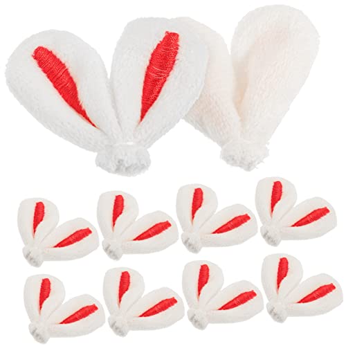 VICASKY 20 Stück Teiliges Hasenohren Haarclip Bunte Diy Haarschmuck Zubehör für Kreative Bastelprojekte und Haardekorationen Geeignet für Erwachsene von VICASKY