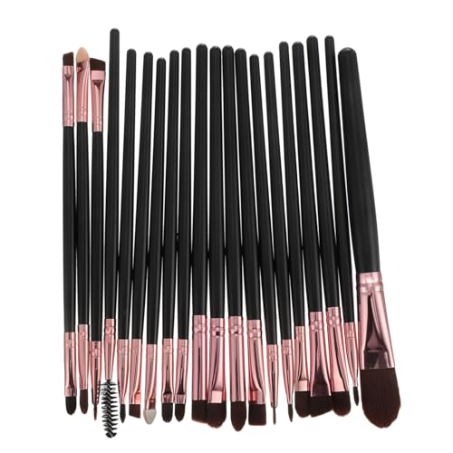 VICASKY 20 Stück Teiliges Makeup Pinselset aus Weichem Material mit Holzgriff Professionelle Kosmetik Pinsel für Blush Lidschatten Konturierung und Foundation Tragbar für Täglichen von VICASKY