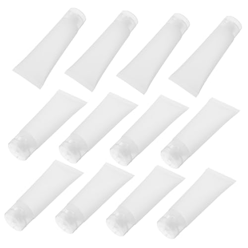 VICASKY 20 Stück Teiliges Nachfüllbare Kosmetik tuben Weiche Auslaufsichere Reise tuben für Handcreme Lotion Shampoo Gesichtscreme Kompakt Wiederverwendbar mit Schraubdeckel für Unterwegs von VICASKY
