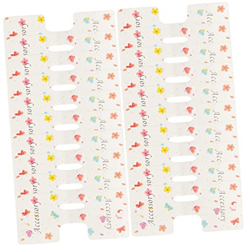 VICASKY 200 Stück Cartoon-verpackungskarte Haarclip-anzeigekarten Bogen Bögen Haarschleifenkarten Haaranzeigekarten Haarspangen Zeigen Karten An Zubehör Haarspange Mit Karten Papier von VICASKY