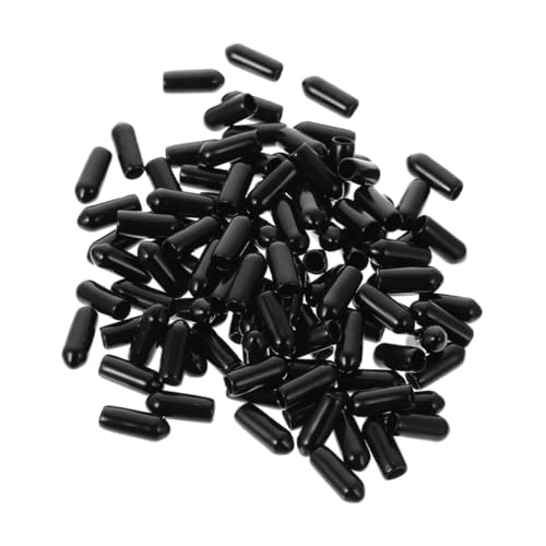 VICASKY 200 Stück Gummi endkappen für Stirnbänder Flexible Schützende Haarreifen endabdeckungen Innendurchmesser Passend für Haarreifen DIY Haarschmuck Zubehör von VICASKY