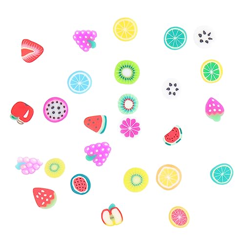 VICASKY 2000stücke Obst Nagel Scheiben Bunte Nail Aufkleber Diy Nagelkunst Dekoration Für Profi Und Heimgebrauch Haltbares Material Mit Leuchtenden Farben Und Verschiedenen Formen von VICASKY
