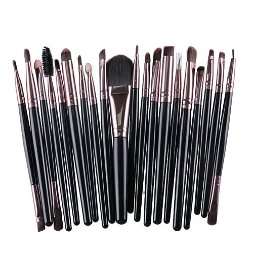 VICASKY 20stücke Teiliges Make-up-pinsel Puderpinsel Und Augenbrauenpinsel Kosmetik-tools Foundation-pinsel Für Lidschatten Und Eyeliner Schwarz VICASKY 20stücke Teiliges Make-up-pinsel Puderpinsel Und Augenbrauenpinsel Kosmetik-tools Foundation-pinsel Für Lidschatten Und Eyeliner Schwarz von VICASKY
