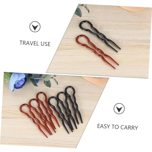 VICASKY 24 Stück Teiliges U Förmiges Haarnadel für Damen Flexibler Ergonomischer Haarklammer Halter Geeignet für Haartypen Leicht und Tragbar für Hochsteckfrisuren und Haarknoten von VICASKY