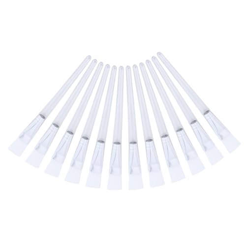 VICASKY Stück Transparente Kristallpolbürste Gesicht Make-up-Reiniger Haut Make-up-Grundierungspinsel Inhaber kosmetikpinsel makeup brushes Maske spachtel Make-up Pinsel Salon Plastik von VICASKY