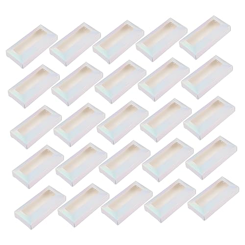 VICASKY 25 Stück Wimpernverpackungsboxen Leere Aufbewahrungsbehälter für Falsche Wimpern für Makeup Organizer und Beautysalons Platzsparend und Praktisch für VICASKY 25 Stück Wimpernverpackungsboxen Leere Aufbewahrungsbehälter für Falsche Wimpern für Makeup Organizer und Beautysalons Platzsparend und Praktisch für von VICASKY