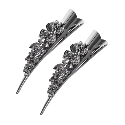 VICASKY 2Stücke Funkelnde Haarspangen Mit Retro Design Bling Haarclips Für Dickes Haar Haarschmuck Für Damen Für Stilvolle Frisuren Und Besonderen Anlässe von VICASKY