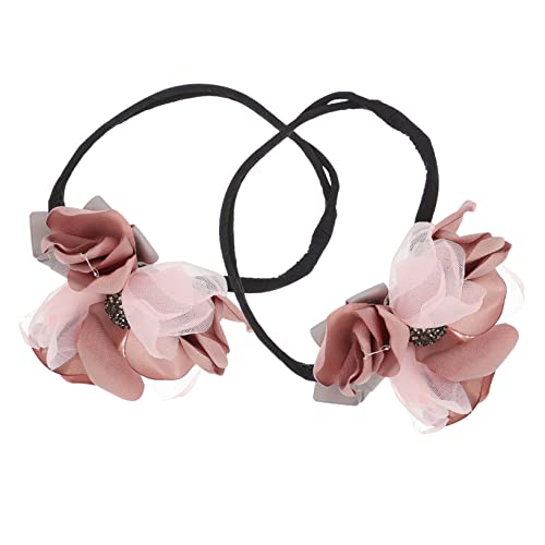 VICASKY 2stücke Haargummi Elastisches Haarband Haarseil Haargummiband Haargummiseil Für Frauen Und Mädchen Passt Zu Outfits Einfach Auszuziehen Für Geburtstage Partys Reisen Schule von VICASKY