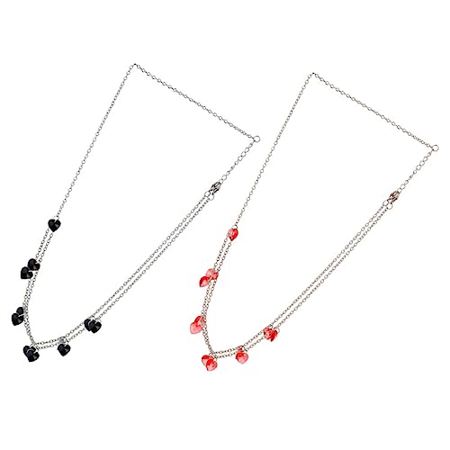 VICASKY 2Stücke Haarkette Kopf Kette Mode Kopfschmuck für Frauen Langlebiges Stirnband mit Quasten für Hochzeiten Festivals und Partys von VICASKY