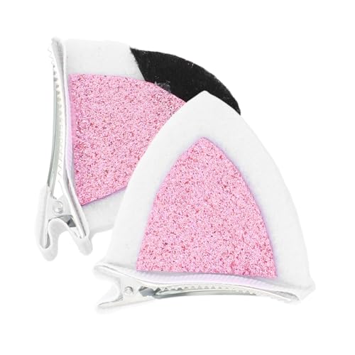 VICASKY 2Stücke Katzenohren Haarclip Süße Cosplay Kätzchen Haarklammern für Halloween Haaraccessoires für Mädchen Komfortabel und Festlich Geeignet für Partys VICASKY 2Stücke Katzenohren Haarclip Süße Cosplay Kätzchen Haarklammern für Halloween Haaraccessoires für Mädchen Komfortabel und Festlich Geeignet für Partys von VICASKY