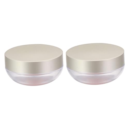 VICASKY 2Stücke Kosmetik Pulverbehälter für Stilvoller Langlebiger Makeup Puderbox Compact Case für Lidschatten und Blusher Perfektes für Besondere Anlässe von VICASKY