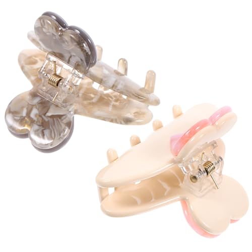 VICASKY 2stücke Herzform Haarspangen Für Frauen Haarklammern Mit Herzmotiv Dekorative Haarclips Zum Fixieren Verschiedener Frisuren Langlebig Und Praktisch Für Partys Zeremonien Oder von VICASKY