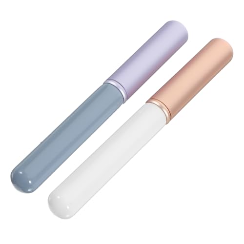 VICASKY 2stücke Lippenpinsel Applikator Für Lippenstift Lipglosspinsel Lippenstiftpinsel Make-up-tool Für Frauen Tragbar Und Kompakt Zum Auftragen Von Lippencreme Lippenbalsam Und von VICASKY