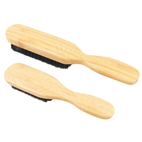 VICASKY 2Stücke Männer Haarbürsten Bartreinigung Stylingbürste Ergonomische Salonbürste für Haarschneider und Pflege für Bart und von VICASKY