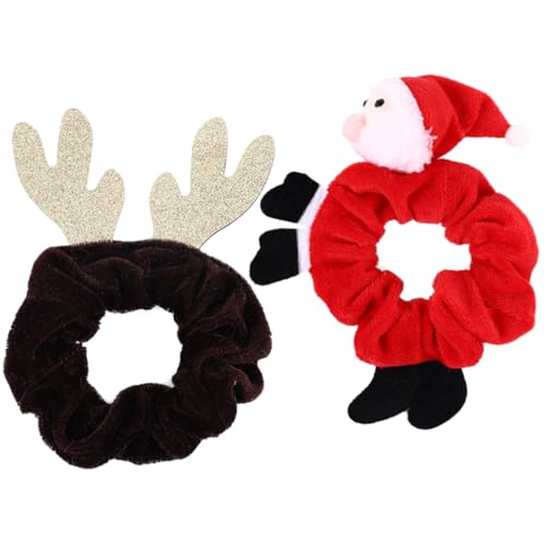 VICASKY 2stücke Elastische Haarbänder Für Weihnachten Stylische Scrunchies Für Damen Und Mädchen Für Festliche Frisuren Und Tägliches Tragen Langlebig Und Rutschfest VICASKY 2stücke Elastische Haarbänder Für Weihnachten Stylische Scrunchies Für Damen Und Mädchen Für Festliche Frisuren Und Tägliches Tragen Langlebig Und Rutschfest von VICASKY