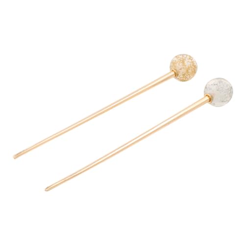 VICASKY 2stücke Essstäbchen Für Haare Haarstäbchen Haarschmuck Für Frauen Haarstäbe Haarnadeln Für Hochzeitsfrisur Haarschmuck Zum Binden in Haarknoten Für Verschiedene Frisuren von VICASKY