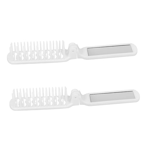 VICASKY 2stücke Faltbare Haarkamm Für Damen Kompakte Reisebürste Tragbarer Klappkamm Entwirrungskamm Für Täglichen Gebrauch Leicht Zu Reinigen Für Handtasche Und Reisen von VICASKY