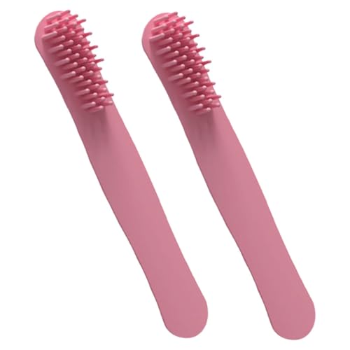 VICASKY 2stücke Flexibler Silikon Haar Kamm Silikon Slap Armband Haar Kamm Entwirrung Styling Biegsame Frauen Massage von VICASKY