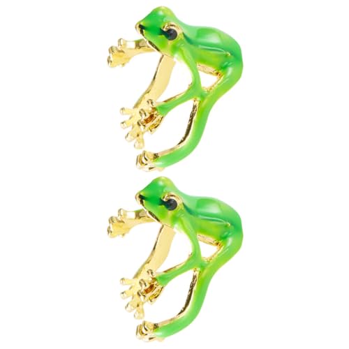 VICASKY 2stücke Froschring Set Verstellbar Für Damen Süße Tier-ringe Lustiger Schmuck Anpassbarer Damenring Als Geschenk Für Freundin Oder Geburtstag Geeignet von VICASKY