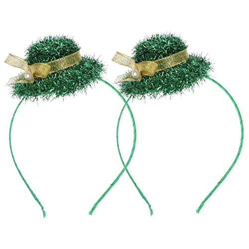 VICASKY 2stücke Grüne Haarhoops Für St Patricks Day Leicht Und Langlebig Kopfschmuck Für Partys Und Festivals Geeignet Für Junge Mädchen Und Erwachsene von VICASKY
