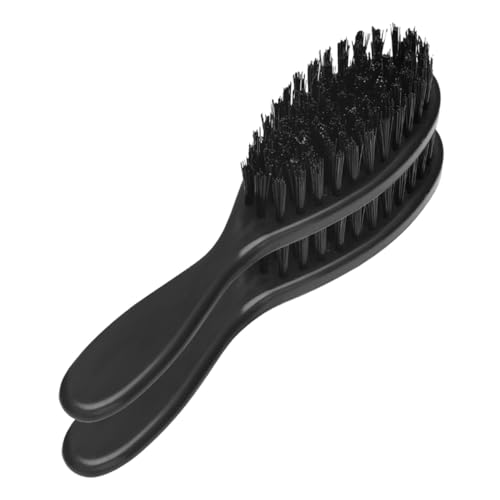 VICASKY 2stücke Haar Und Bartbürste Mit Weichen Borsten Ölkopf-stylingbürste Für Männer Gesichtshaarpflegebürste Schuppenentfernung Für Heimgebrauch Und Unterwegs von VICASKY