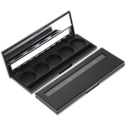 VICASKY 2stücke Lidschattenbox in Schwarz Lidschattenpalette Farben-unterverpackungsetui Leere Lidschattenetui Für Make-up-zubehör Langlebiges Kosmetik-organizer von VICASKY