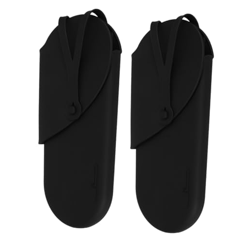 VICASKY 2stücke Lockenwicklertasche Aus Silikon Glätteisentasche Wiederverwendbar Haarstylingtasche Tragbar Organizer Für Lockenstab Schutz Vor Verbrennungen von VICASKY