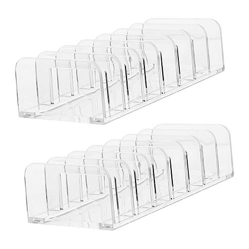 VICASKY 2stücke Make-up-organizer Mit Gitterdesign Praktischer Kosmetikhalter Für Schreibtische Zur Aufbewahrung Von Gepresstem Puder Lidschatten Und Lippenstift Platzsparend Und von VICASKY