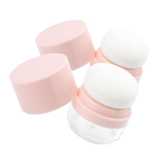 VICASKY 2stücke Make-up-puderbox Mit Puff Leere Kissen-kompaktetui Kosmetik-puderbehälter Puderetuis Für Reisen Puder-reisebehälter Kissen-foundation-etui Körperpuderetui Puderbox Zum von VICASKY