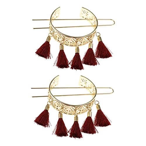 VICASKY 2stücke Pack Haar Stick Quaste Retro Haarnadeln Haar Gabeln Chinesische Haarnadeln Für Mädchen Für Party Und Festlichkeiten von VICASKY