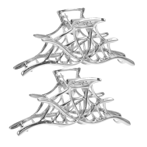 VICASKY 2stücke Spinnennetz-haarspange Aus Metall Dekorative Haarklammern Für Frauen Haarspangen Mit Spinnennetz-motiv Haarschmuck Für Damen Und Mädchen von VICASKY