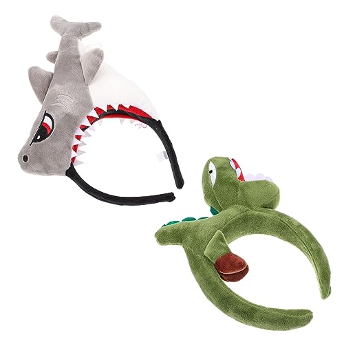 VICASKY 2stücke Tierkopfschmuck Für Junge Mädchen Und Erwachsene Dekorativer Stirnband Aus Hochwertigen Materialien Party Kostüm Zubehör Als Foto-requisite Tierhaarbänder Mit Schönem Desig von VICASKY