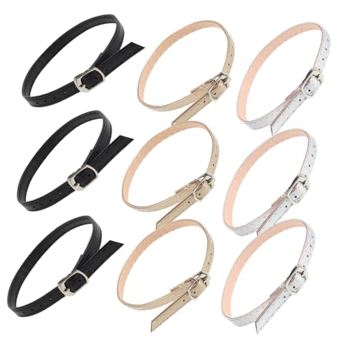 VICASKY 3 Paare Abnehmbare Verstellbare PU Schuhriemen für Damen High Heels Rutschfeste Knöchelriemen Komfortable Absatzschlaufen für Sandalen und Pumps Vielseitig Einsetzbar Modischer von VICASKY