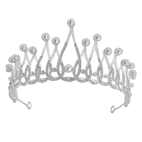 VICASKY 3 Stück Braut Tiara Haaraccessoire Silberfarben mit Funkelnden Kristallen Leicht zu Tragen Geeignet für Hochzeit Geburtstag Party und Damen Kopfschmuck von VICASKY