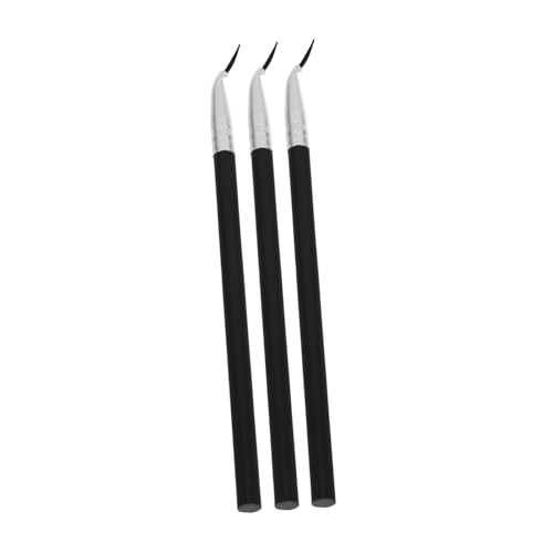 VICASKY 3 Stück Eyeliner-Pinsel Make-up-Pinsel augenpinsel lidschatten Augenbrauenpinsel Schminkpinsel Eyeliner-Auftragspinsel Ultra Lidstrich Augenbrauenbürste Plastik Silver VICASKY 3 Stück Eyeliner-Pinsel Make-up-Pinsel augenpinsel lidschatten Augenbrauenpinsel Schminkpinsel Eyeliner-Auftragspinsel Ultra Lidstrich Augenbrauenbürste Plastik Silver von VICASKY