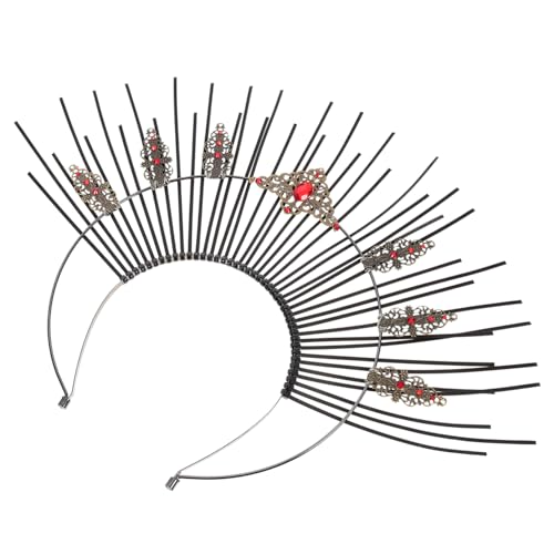 VICASKY 3 Stück Gothic Haarreif Stirnband aus Hochwertigem Langlebiger Haarschmuck für Damen für Partys Beauty Wettbewerbe und DIY Kostümzubehör von VICASKY