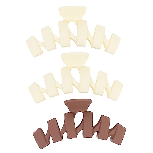 VICASKY 3stücke Einfache Damen Haarspangen Haarklammern Badehaarspangen Kopfschmuck Haarfixierung Zubehör Für Reisen Und Alltagsgebrauch von VICASKY