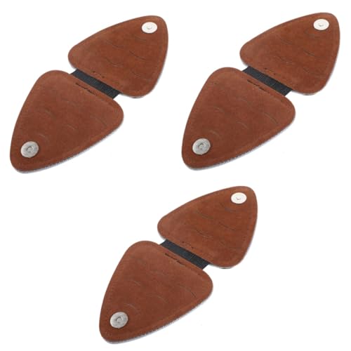 VICASKY 3 Stück Guitar Pick Holder aus Strapazierfähigem Material Teiliges für Gitarristen Praktischer Organizer für Gitarren Picks Kompakte Aufbewahrungstasche für Unterwegs für Musiker von VICASKY