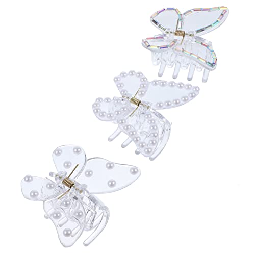 VICASKY Haarspangen 3 Stück Schmetterling für Dünnes und Dickes Haar Haarklammern Damen Robuste Haarclips mit Klemme Haarschmuck für von VICASKY