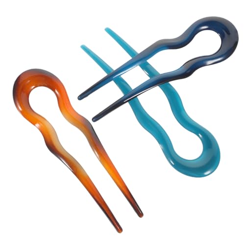 VICASKY 3stücke Französische Haargabeln U-förmig Für Damen Dutts Haarnadeln Haargabeln Haarstäbe Haarknotenstab Vintage Hochsteckfrisur Haar Zubehör von VICASKY