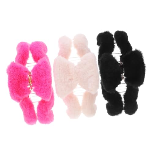 VICASKY 3 Stück Hai-Clip-Kopfschmuck Klauenklammern Kiefer Haarspangen Haarklammern Kopfbedeckung Haarklauenclip Krallenclips für Haare Klauenclips für Frauen Acryl von VICASKY