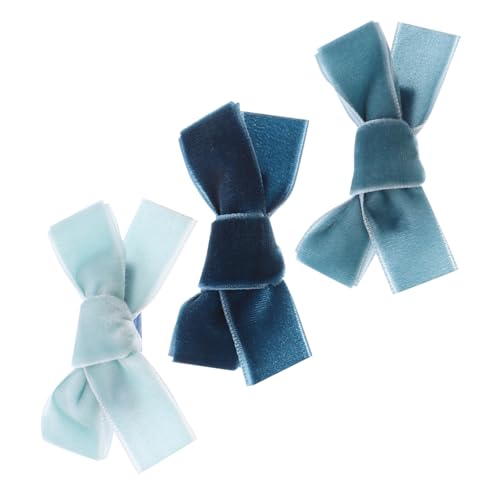 VICASKY 3 Stück Kleine Haarschleifen Clips für Mädchen Entenschnabel Haarspangen Süßer Haarschmuck Langlebig Sicher und Dekorativ von VICASKY